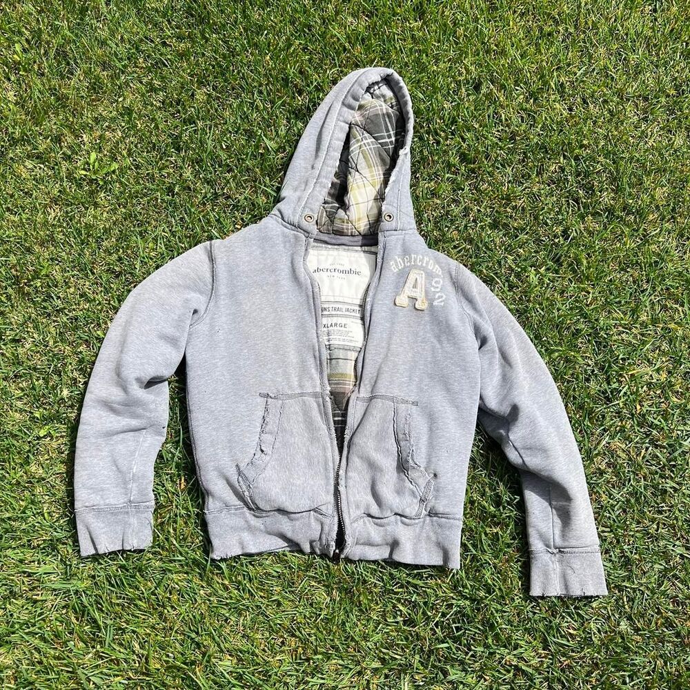 Abercrombie & Fitch Hopkins Trail Jacket Women’s size Xl plaid lined